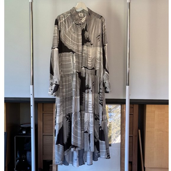 H@M Studio A/W 2019 Patterned Wide Cut Dress - Picture 3 of 14